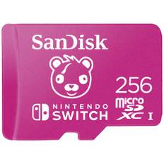 SanDisk microSDXC Extr 256GB (A1/V30/U3/C10/R100/W90) Fortnite, Cuddle Team Leader MicroSDXC-kort 256 GB A1 Application Performance Class, v30 Video Speed Class