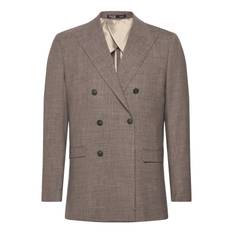 Slhslim-Oasis Sun Db Blz Suits & Blazers Blazers Double Breasted Blazers Beige Selected Homme