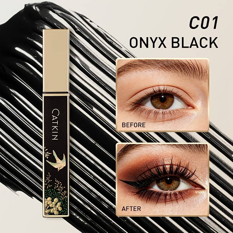 Catkin Liquid Lash Extensions Mascara, Tubing Mascara Lengthening, Volumizing And Curling, , Washable, No Clumping Or Flaking, Rich Black