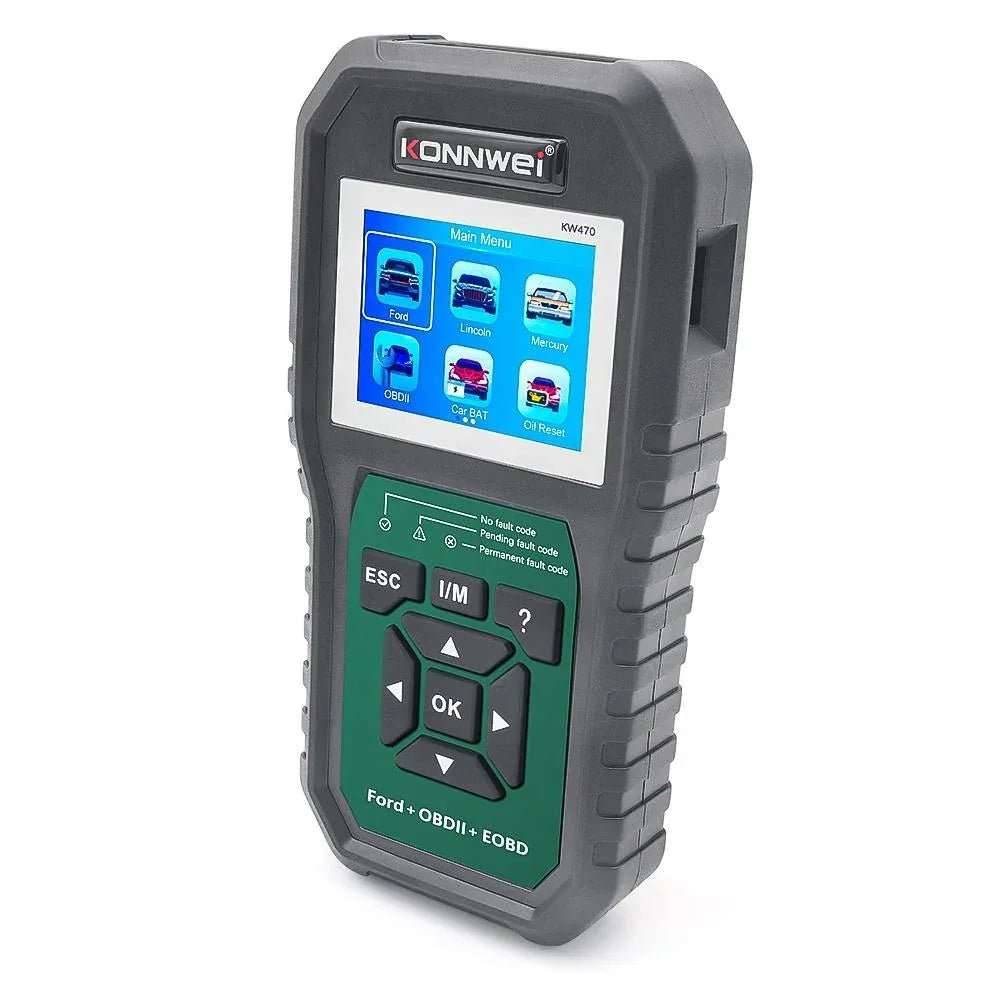KONNWEI KW470 – Multi System Advanced Car Scan Tool for Ford & Lincoln with 12V Battery Test