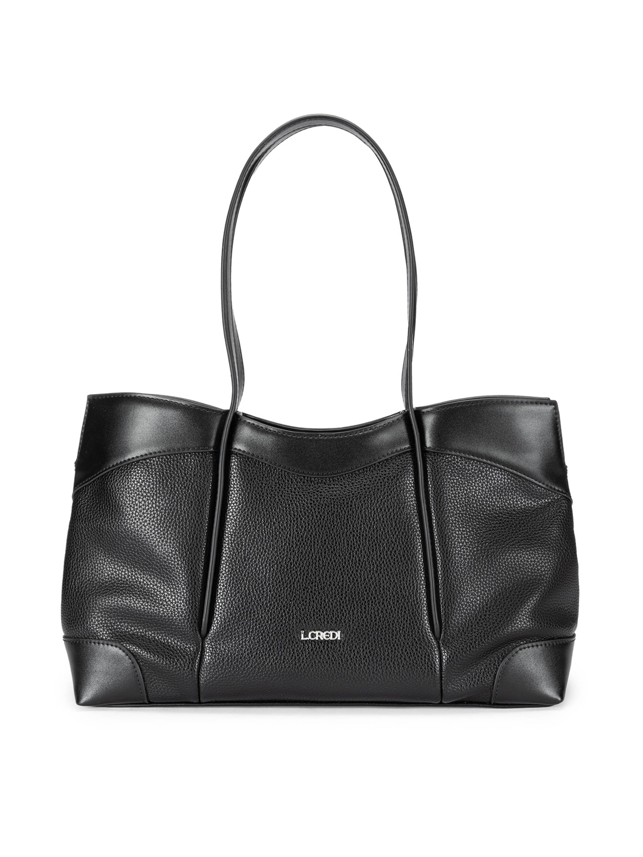 L.CREDI Sigrid Shopper taske 35 cm  Sort
