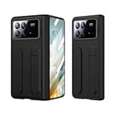 Telefontillbehör Compatible with Xiaomi Mix Fold 3 Screen Protector Case,Full Body Protective Case W Adjustable Kickstand+Finger Strap Handheld Design Shockproof Flip Slim Phone Case Drop Shockproof P