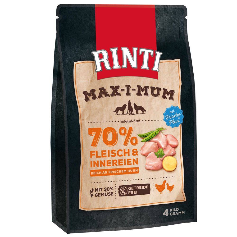 2x12kg Max-i-mum kylling RINTI Kornfrit Hundefoder