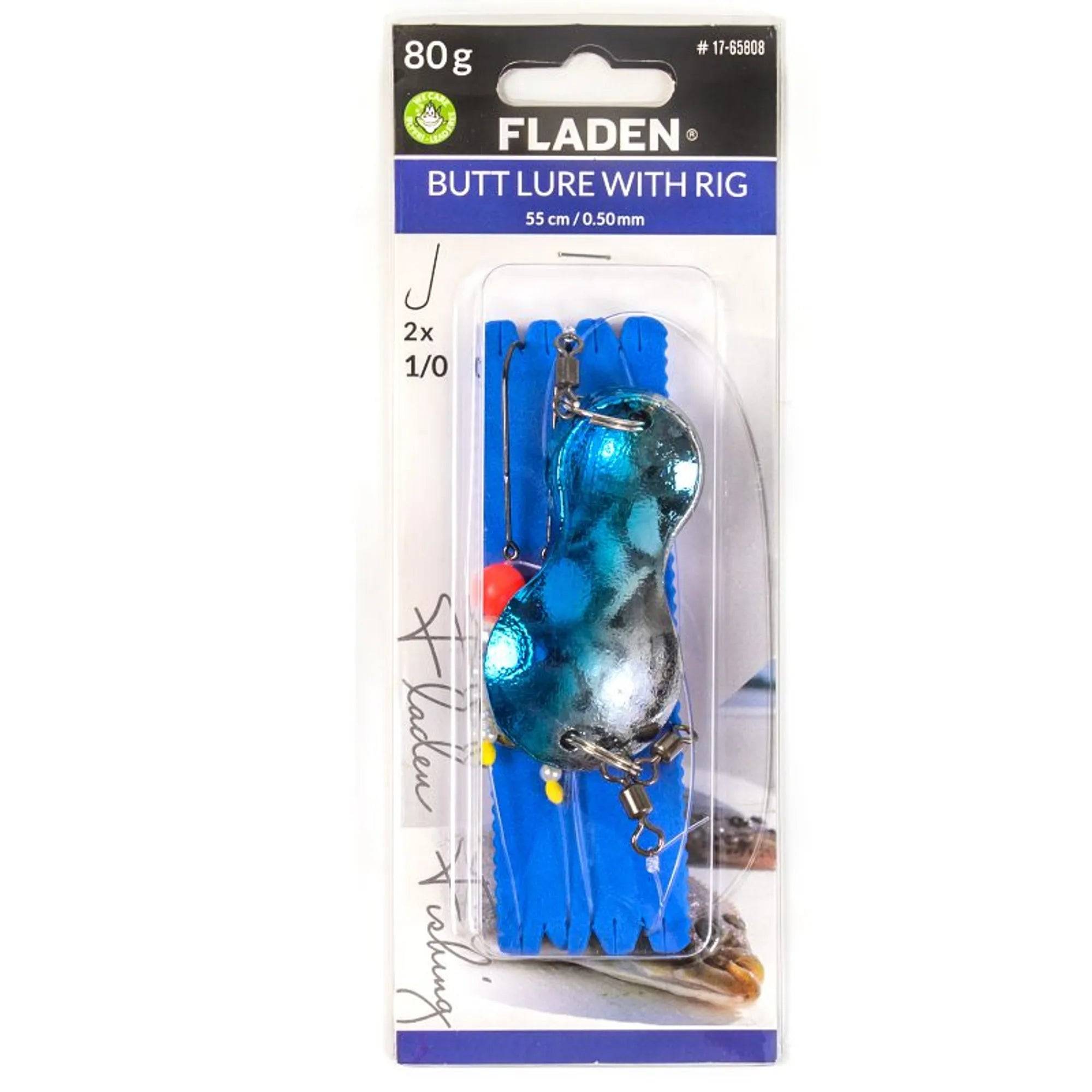 Butt Lure Pearl & Spoon - 80g / Red