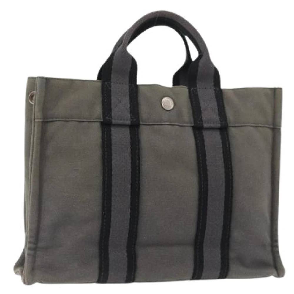 Hermès Vintage - Pre-owned Vintage Canvas Tote Bag Vintage - Dam - ONE Size -