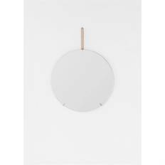 MOEBE - Wall Mirror Ø30 - Brass