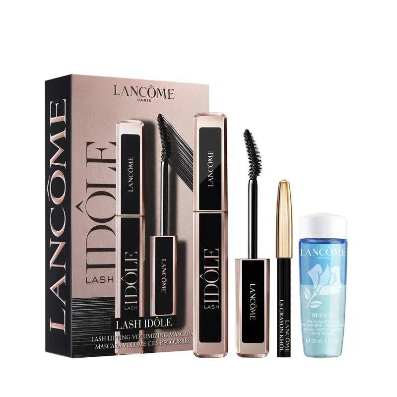 Lancôme Lash Idôle Mascara Routine Gift Set med Le Crayon Khôl og Bi-Facil - 30 ml + 8 ml + 0.7 g