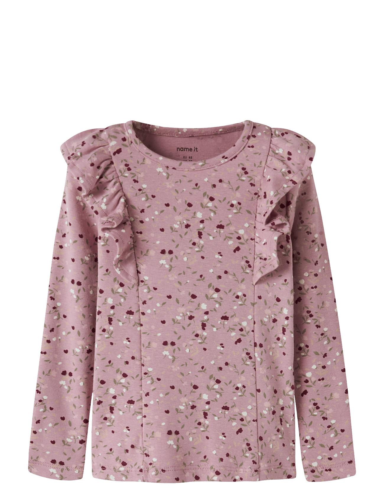 name it Nmfoceana Ls Xsl Top - Pink - 92