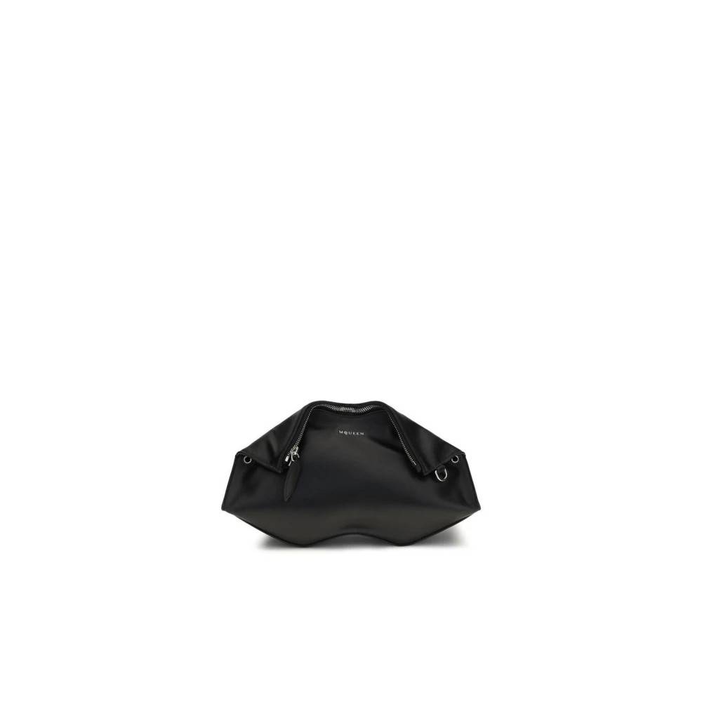 Alexander McQueen Manta Clutch - Tasker - Dame - Sort - ONE SIZE - Læder