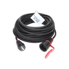 SCHUKO gummiförlängning 230 V H07RN-F 3G 1,5 mm² från kall KABEL 50 meter Förlängningskabel