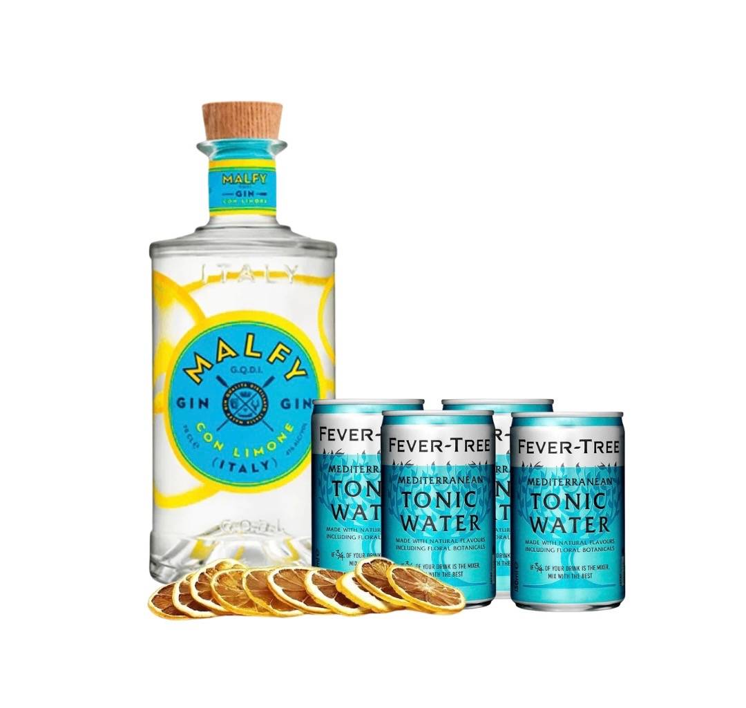 Malfy Limone Gin & Tonic Pakke.