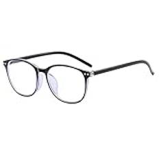 Suertree närsynthetsglasögon unisex blått ljus filtrerande glasögon skärm blått ljus dator läsglasögon fashionabla och generöst utformade närsynthetsglasögon klass -5,0