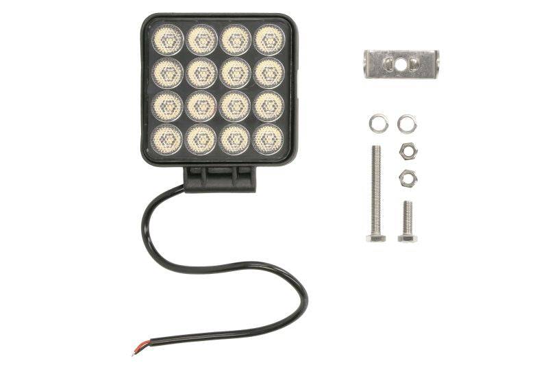 TRUCKLIGHT LED Arbetslampa 16 LED 35W – 3000 lm, Flood, IP68K, 12/24/30V.