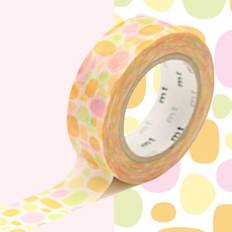 Orange round paving masking tape - 1.5 cm x 7 m