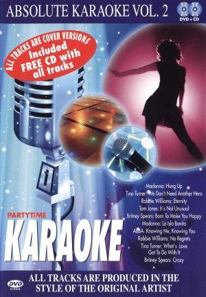Partytime Karaoke - Absolute Karaoke Volume 2 (CD+DVD)