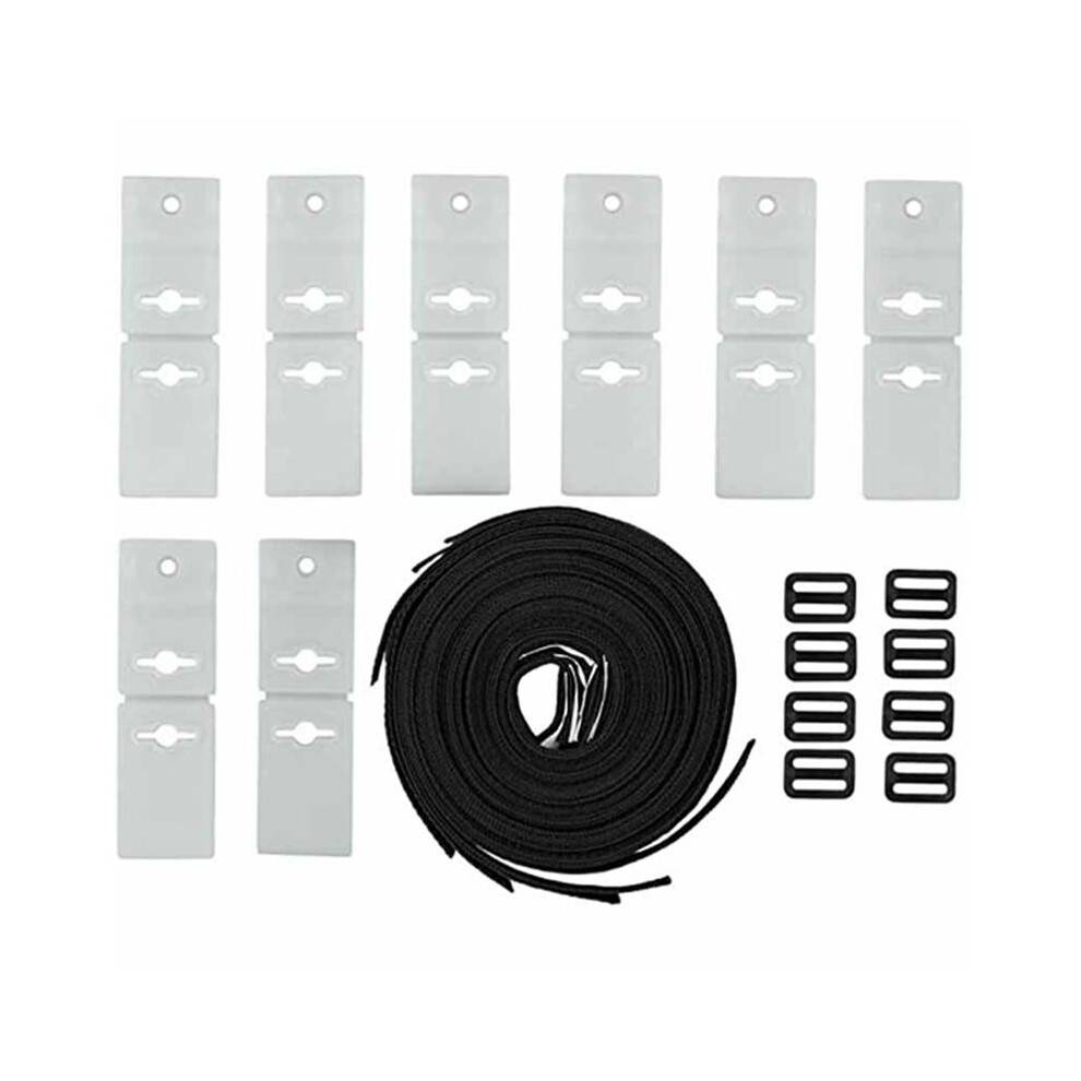 Pool Ruler Solar Cover Reel Attachment Kit Pool Cover Tightening Straps for Inground Swimming Pools