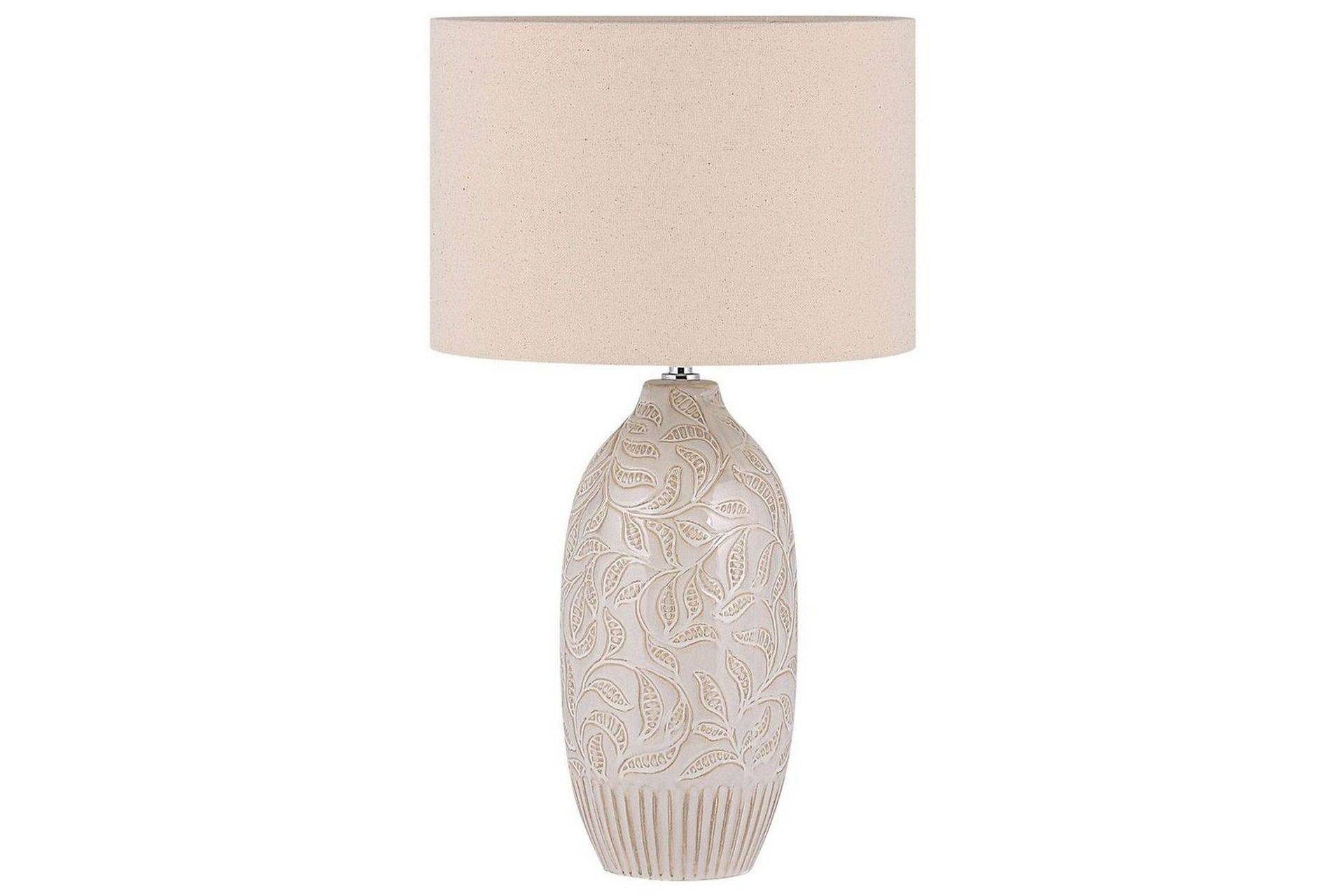 Salza Bordslampa 57 cm E27 - Beige Fönsterlampa på fot