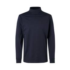 Id L/s T-shirt M/ Rullekrave Navy