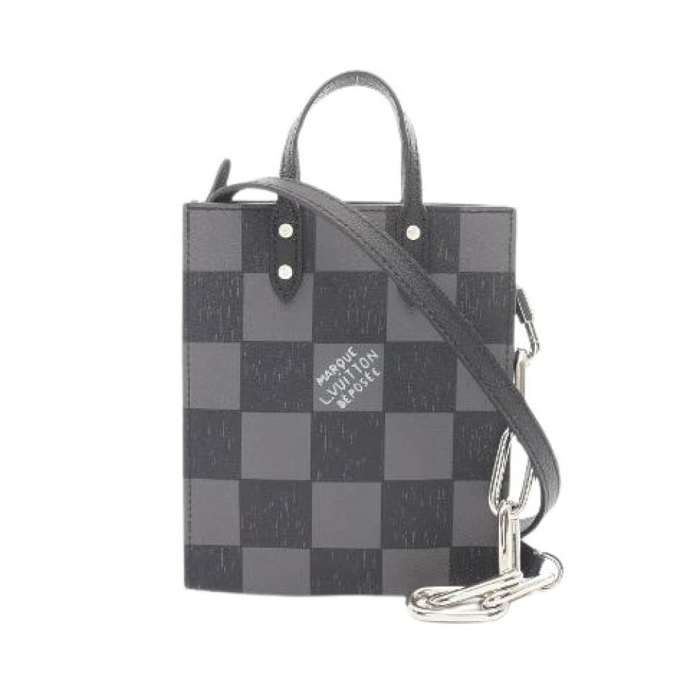 Louis Vuitton Vintage - Pre-owned Sac Plat XS Damier Handväska Vintage - Herr - ONE Size - Läder