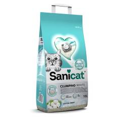 2 x 10 l Sanicat Cotton Fresh klumpende kattegrus