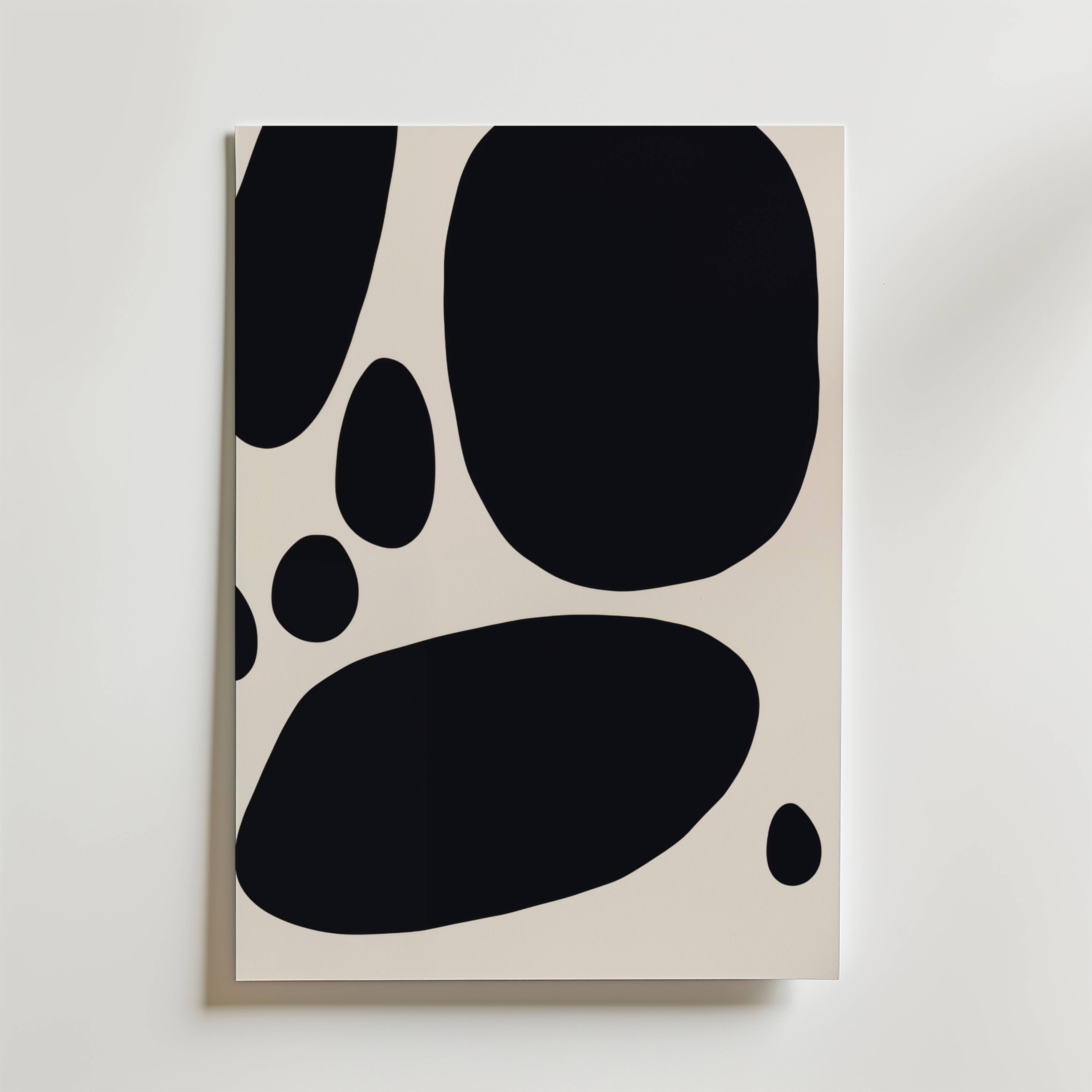 Bold Shapes Poster - Premium Canvas 50x70 cm