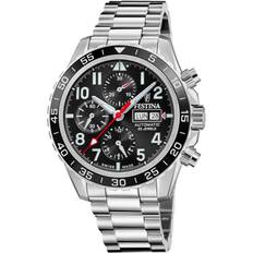 Festina Swiss Made Valjoux F20055/4 - Herr - 46 mm - Automatiskt - Safirglas - Black (22 mm)