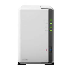 Synology DS220j DiskStation NAS-Server 2-Bay Desktop Server Bundle, Kapazität:8.000GB (8TB), HDD Typ:Seagate Ironwolf