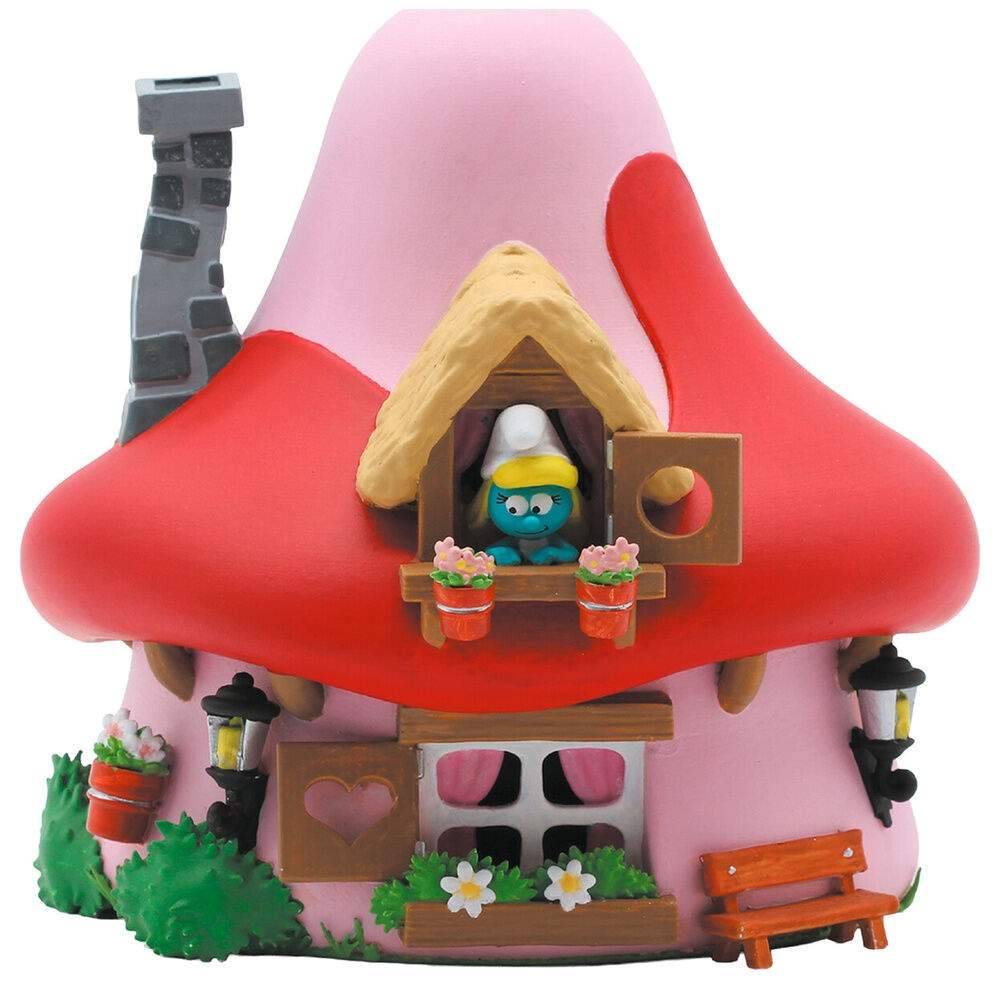 Smurfan Svamphus Sparbössa – 15 cm PVC Myntbössa