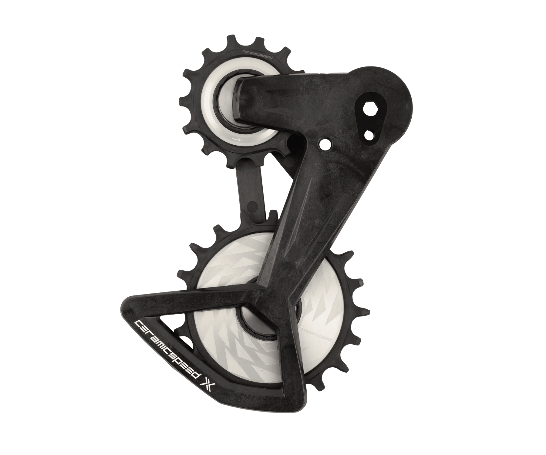 Ceramic Speed Oversize Pulley Wheel X - Beltrami TSA / Sram AXS t-type 12sp. / Silver