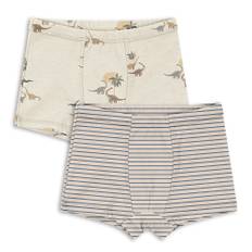Konges Sløjd - Organic 2-pak underbukser - Creme - str. 3 år/98 cm
