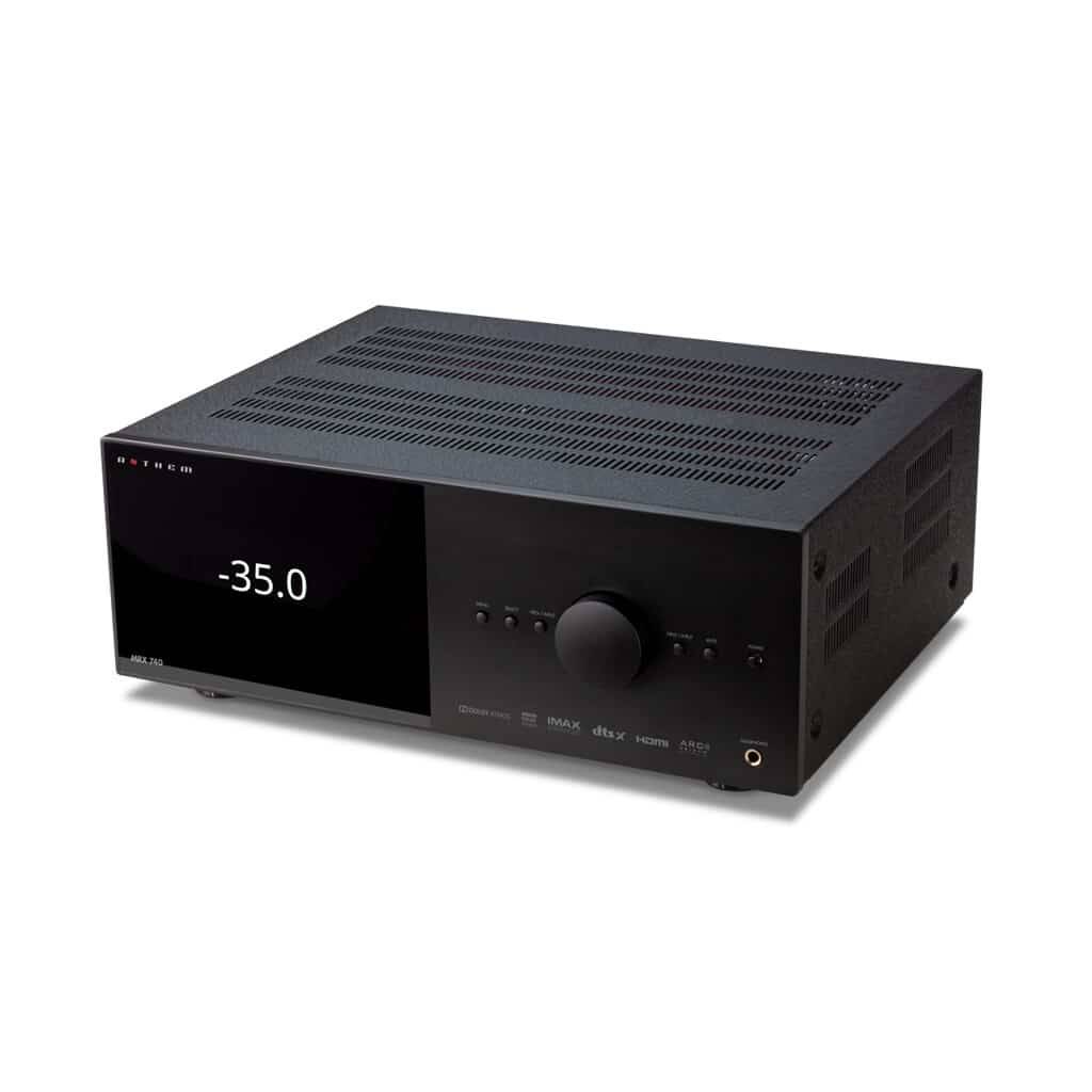 Anthem MRX 740 Hemmabioreceiver - Svart stod for 8k Svart Stöd för 8K