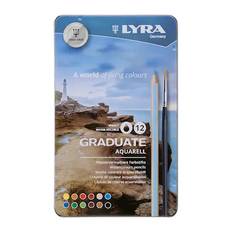 Lyra Graduate Aquarell, 12 st