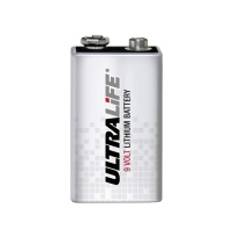 Ultralife Lithium 9V, Rechargeable battery, Litium, 9 V, 1200 mAh, Silver, UL2054, UL217 UBM-5135 MSDS00153