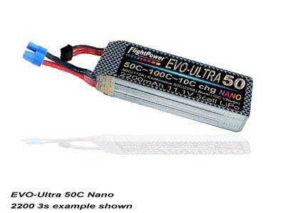 FLIGHTPOWER EVO-ULTRA 50 11.1V 5000mAh 3cell nano