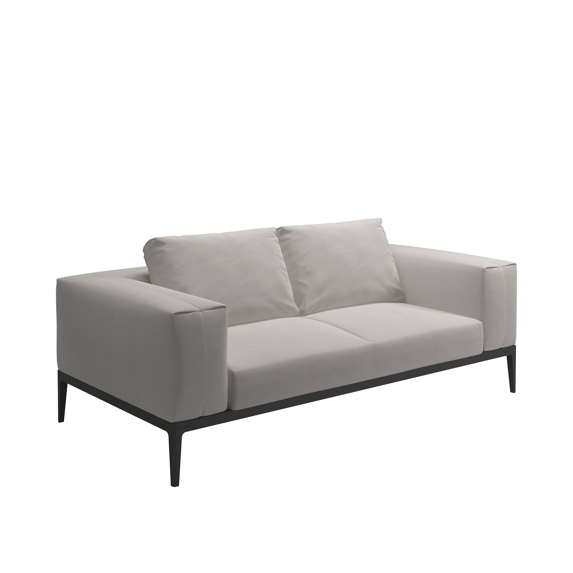 Gloster - Grid Sofa, Frame Meteor, Kat.B Blend Linen - Soffor utomhus - Henrik Pedersen