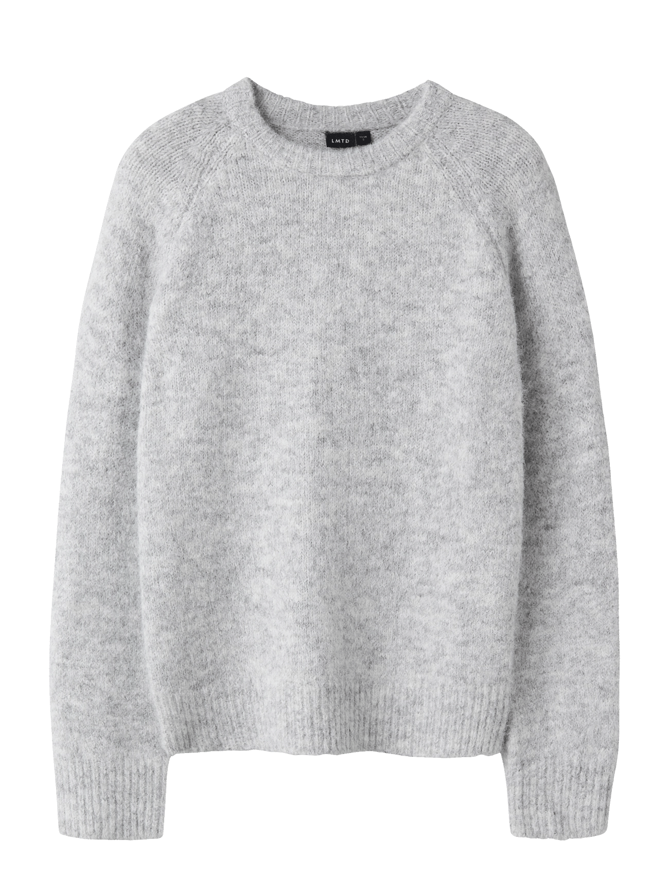 LMTD Nlfbullo Ls Short Knit Noos - Grey - 122-128