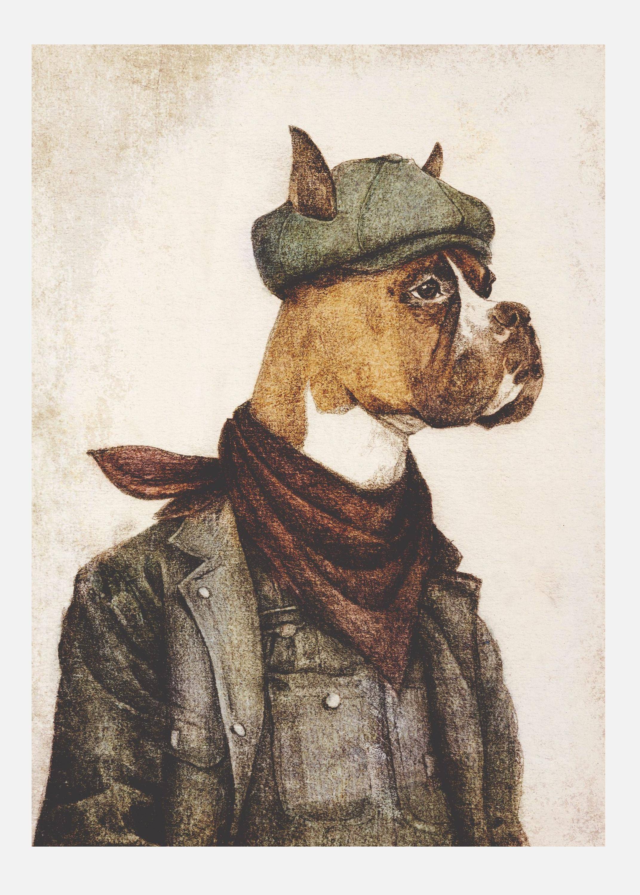 Hard Worker Canvastavla (70x100 cm)