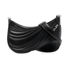 Mugler, Taske, Dame, Sort, ONE SIZE, Uld, Spiral Curve 01 Skuldertaske