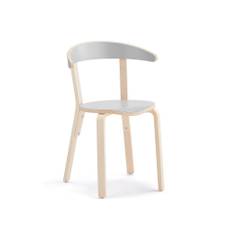 Stol LINUS, höjd: 450 mm, grå laminat