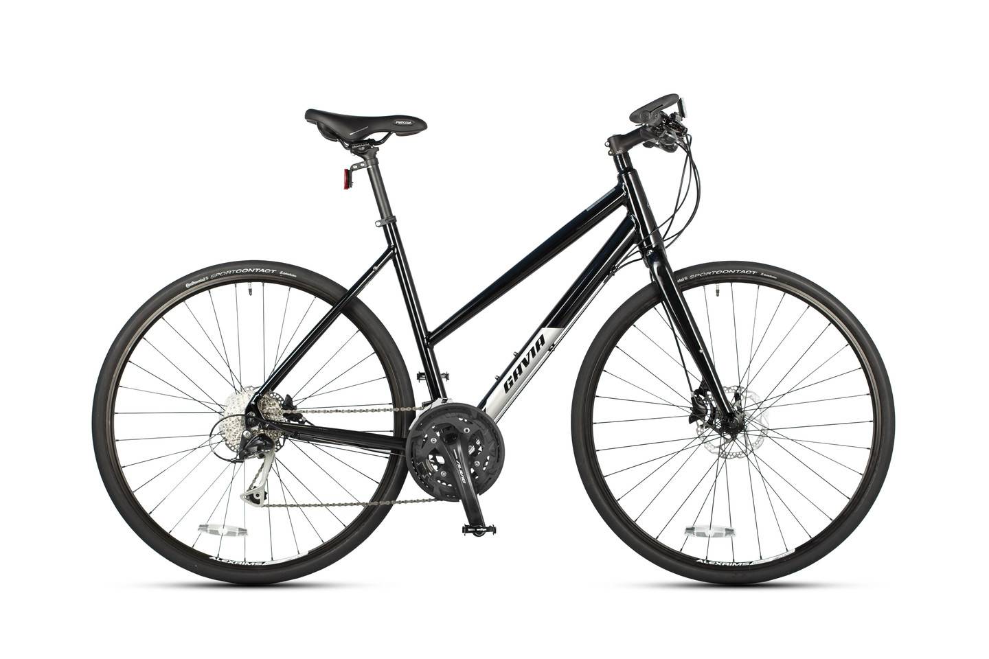 Gavia Milano Dam Hybridcykel - Svart (54)