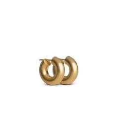 Small Chunky Hoops - Forgyldt - Styk