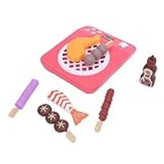 BOATH Grill GILL BATHET BATTERE REAListic Battery Kids BBQ Grill Grill Lekset Matlagningsleksaker för pojkar