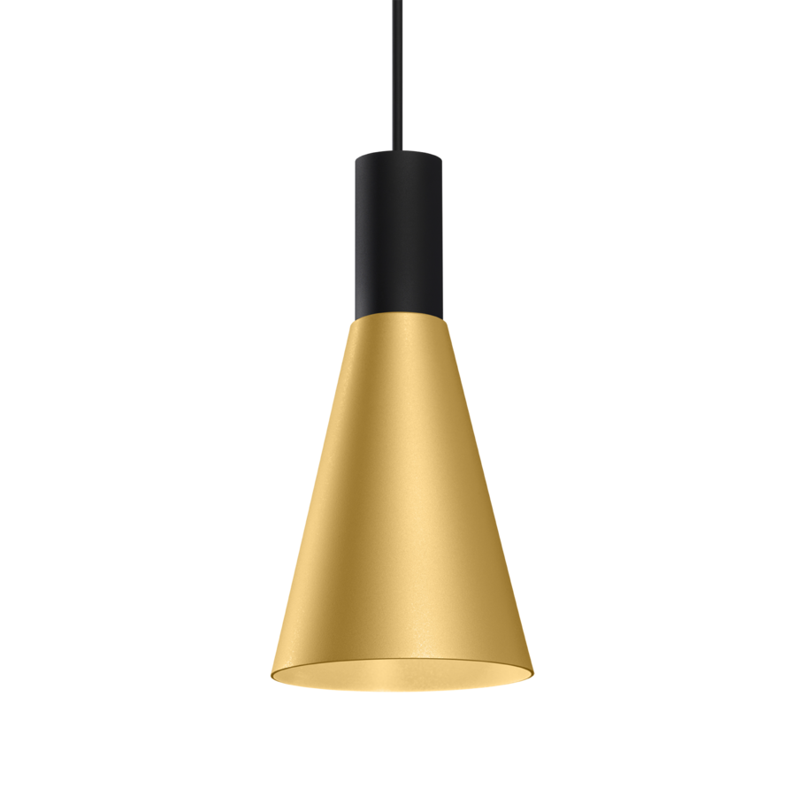 Odrey 1.5 pendel Wever & Ducré - Guld / sort / 7W integreret LED 3000K CRI90