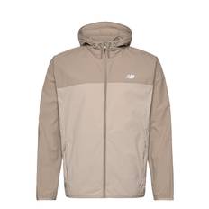 Athletics Woven Jacket Sport Men Sport Clothing Sport Outerwear Sport Jackets Sport Casual Jackets Beige New Balance