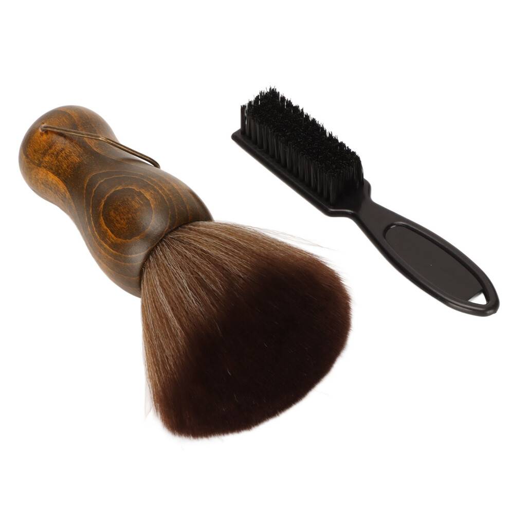 Skægbørste til mænd og kvinder Bløde børstehår Hårklippebørste Barberartikler Fint håndværk Hårfejebørste Ergonomisk håndtag