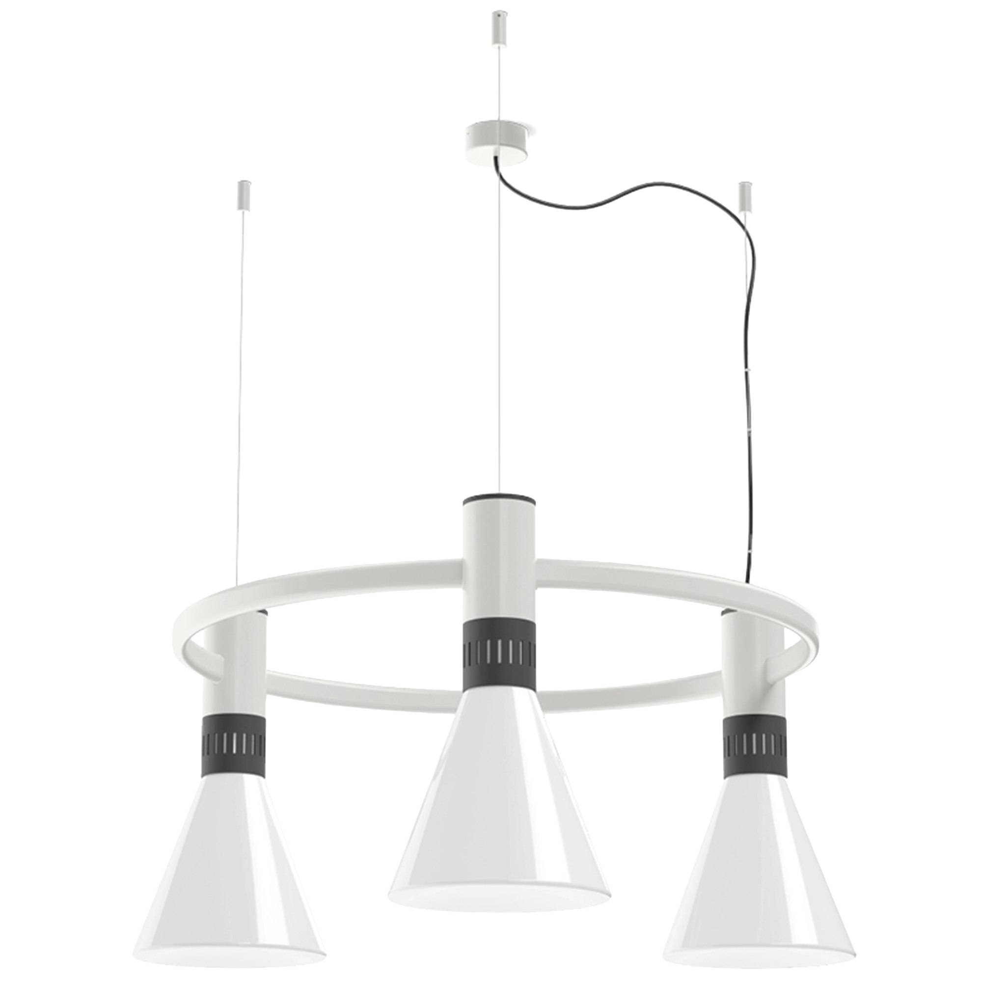 Stilnovo Cono Pendel Ø78 - Pendler Jern Hvid - CZ148DWWMDI