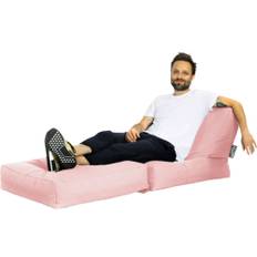 Sittsäck fåtölj SITTING POINT Twist scuba gammelrosa 70x80cm