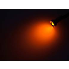 5 stk. LED Mini Spot 24V DC - Krom, Orange