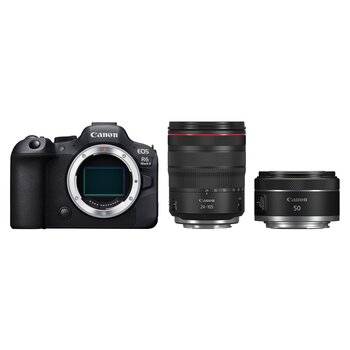 Canon EOS R6 Mark II Body + 24-105mm f/4.0 L IS USM + 50mm f/1.8 STM Canon RF