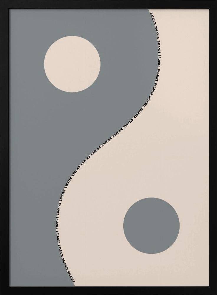 Balance gray Poster - 30x40 cm / 12x16″